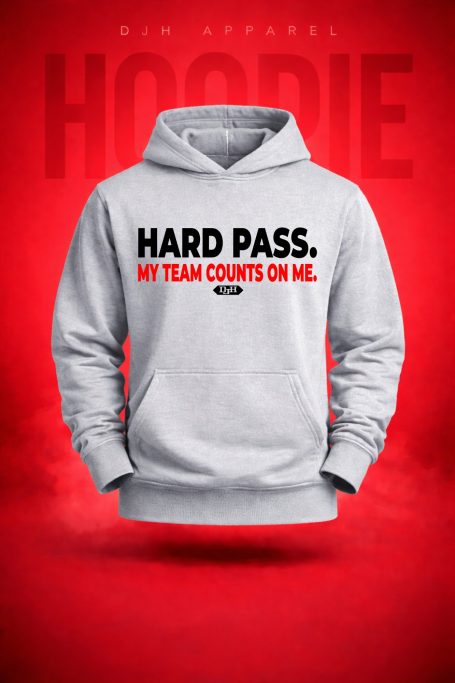 Hard Pass Ash Gray Hoodie
